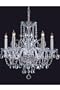 Swarovski Spectra Crystal Chandelier, 20"Hx22"W, POLISHED CHROME