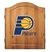Imperial Indiana Pacers Licensed Solid Pine Cabinet and Bristle Dartboard Set