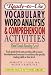 Ready-To-Use Vocabulary, Word Analysis & Comprehension Activities: Third Grade Reading Level (Reading Skills Activities Library)