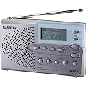 Sangean DT-220V AM/FM Stereo Pocket Size Radio with Self-Storage Headphones