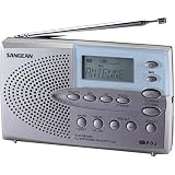 Sangean DT 220A AM FM Stereo Pocket Size Radio with Self Storage Headphones Electronics pocket radio 6 times