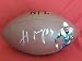 New England Patriots Jerod Mayo Autographed Custom NFL Photo Football, Proof Photo of Jerod Signing for Us.