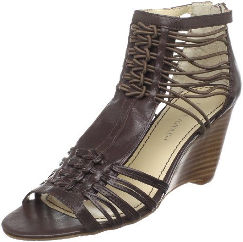 Enzo Angiolini Women's Hardley Wedge Sandal,Dark 