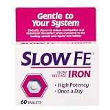 Slow Fe, High Potency Iron 45 mg, Slow Release - 60 Tablets