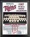 Healy 1987 Minnesota Twins World Series Champs Plaque