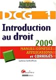 Revue Gualino Editeur  / Introduction au droit DCG1 : Manuel complet, applications et corrigés