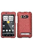HTC Evo 4G Full Diamond Case - Red Diamante