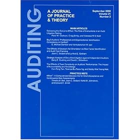 Auditing - Journal of Practice and Theory by