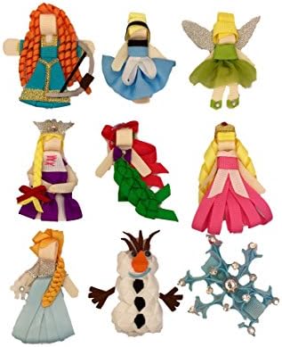Princess Hair Bows Ribbons Sculptures Boutique Bow Set for Girls