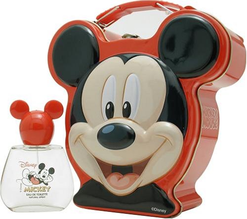 Mickey Mouse By Disney For Men. Set-edt Spray 1.7 Ounces & Metalic Lunch Box