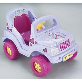 Groovy Chick Battery Operated Ride On Jeep