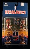 NBA HEADLINERS * DENNIS RODMAN (RED HAIR) / CHICAGO BULLS * KARL MALONE / UTAH JAZZ * CHARLES BARKLEY / HOUSTON ROCKETS * SHAWN KEMP / SEATTLE SONICS * 1996 3-Inch Figures 4-Pack Set