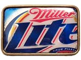 Outer Rebel MILLER LITE Beer Can Metal Belt Buckle Style BU801