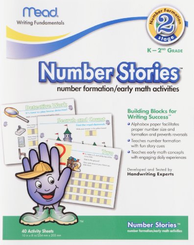 Number Stories WorkBook, Stage Two, 10 x 8 Inches, 40 Count (48022) Number Stories WorkBook, Stage Two, 10 x 8 Inches, 40 Count (48022)