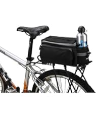 Bicycle Roswheel Rear Seat Trunk Bag Handbag Bag Pannier Black