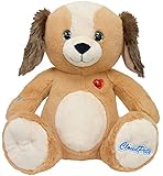 CloudPets 12in Talking Puppy - The Adorable, Huggable Pet to Keep in Touch Through the Cloud, Recordable Stuffed Animal