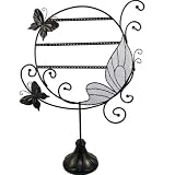 Earring Display Stand- Butterfly - Black Metal Wire - 13