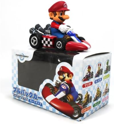 Nihon Auto Toy Nintendo Mario Kart Wii Pull Back Car - Mario in Kart