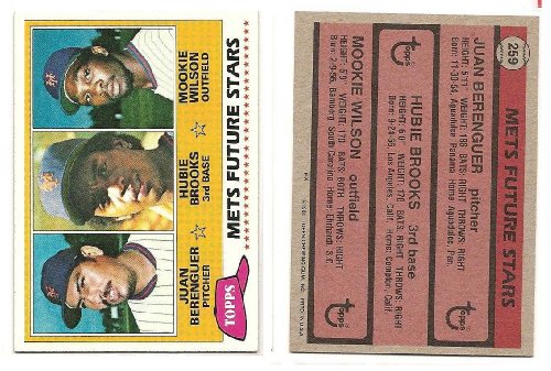 1981 Topps Mookie Wilson New York Mets Rookie Baseball Card