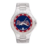 Atlanta Braves MLB Men's Pro II Watch with Stainless Steel Bracelet