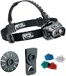 Petzl E89 P TacTikka XP Adapt LED Headlamp with 3 Colored Lenses, Black