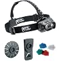 Petzl E89 P TacTikka XP Adapt LED Headlamp with 3 Colored Lenses, Black