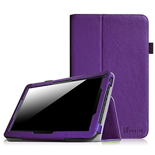 Fintie Premium PU Leather Case Cover for 10.1" Tablet Inclu. Dragon Touch A1 Plus / A1x / A1x Plus / 2016 Edition, iRULU eXpro X1s 10.1, Alldaymall A10x 10.1 (Compatible List in Description), Violet