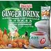 Gold Kili All Natural Instant Ginger Caffeine Free Herbal Tea Drink Sampler Pack (20 Sachets) - 10.25 Oz