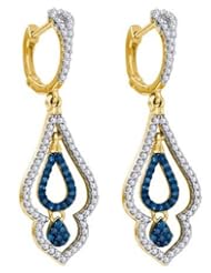 0.50CTW-DIA MICRO-PAVE EARRING