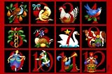 12 Days of Christmas Outdoor Mat - B002QMETFM