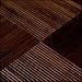 Simply Bamboo Brown Extra Large Square Ribbed Bamboo Serving Tray | Decorative Platters for Ottoman | Kitchen Tabletop | Coffee Tray - 20