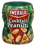 Emerald Nuts Cocktail Peanuts, 4.5-Ounce Canisters (Pack of 12)