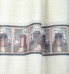 Expressions Linda Spivey Outhouse Hand Towel