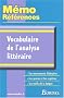 Vocabulaire de l'analyse litt�raire