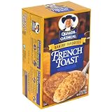 Quaker Instant Oatmeal French Toast, 15.1-Ounce Boxes (Pack of 6)