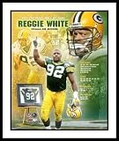 Reggie White Green Bay Packers NFL Framed 8x10 Photograph 2006 Hall Of Fame Collage