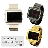 METRO�@�r���v�@YANKY�@LED���X�g�E�H�b�`�@WW044 BLACK