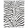 Zebra Stripe Hand-Tufted 100% New Zealand Wool Rug, 3 ft x 5 ft