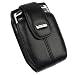 RIM BlackBerry 8700 8700c 8700g 8703e BLACK Lambskin Leather Holster Case with Swivel Belt Clip BLACK