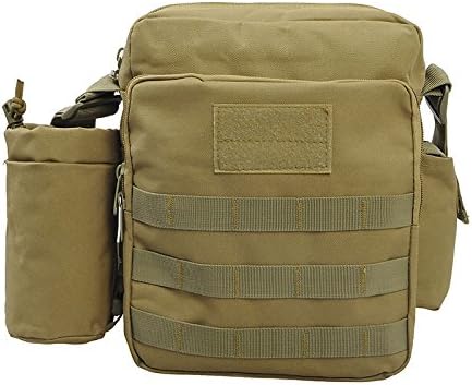 Pouch Tactical Outdoor Tactical Military Camping Hiking Shoulder Bag With Water Bottle Pouch Pouch Tools (Mud)