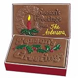 Chocolate Holiday Card - Wisconsin Cheeseman