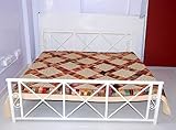 Exclusive Designer Creative Patches Bedspread bed sheet with Graceful Velve ....