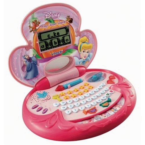Childrens Toyshop  Toys : VTech Disney Princess - Magic Wand Laptop