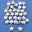 15g Star Beads Silver Plate Beading 6.5mm Approx 30