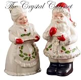 Review Lenox 783060 / Holiday Santa & Mrs Claus Salt & Pepper Set
