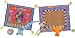 Fat Cat Kitty Hoots 6 Piece Chuck the Cat's Action Adventure Cat Pack, Colors Vary