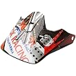 Fox Racing Double Down Visor Men's V1 MotoX Motorcycle Helmet Accessories w/ Free B&F Heart Sticker - Black/Red