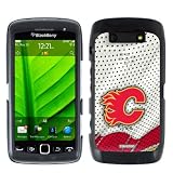 Calgary Flames - Away Jersey design on BlackBerry Torch 9850 9860 Hard Case