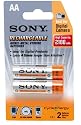 Sony AA 2500 mAh Ni-MH Rechargeable Batteries (2-Pack)