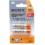 Sony AA 2500 mAh Ni-MH Rechargeable Batteries (2-Pack)